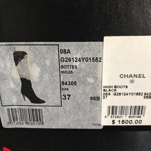 CHANEL Boots knee length - Picture 7 of 8